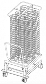 Тележка-кассета Finishing® 20-2/1, 120 тарелок RATIONAL 60.22.400 в компании ШефСтор
